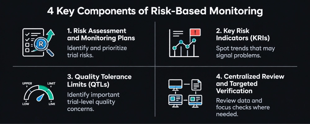 What Are the Main Components of a Risk-Based Monitoring Framework?